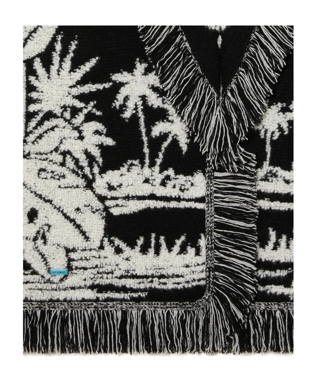 Palm Grove Tales Fringe Cardigan