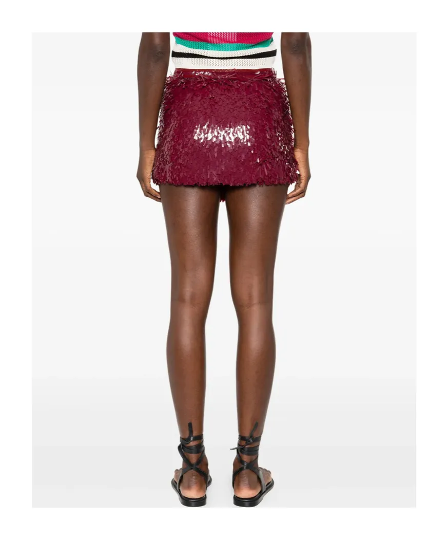Fringe Mini Skirt