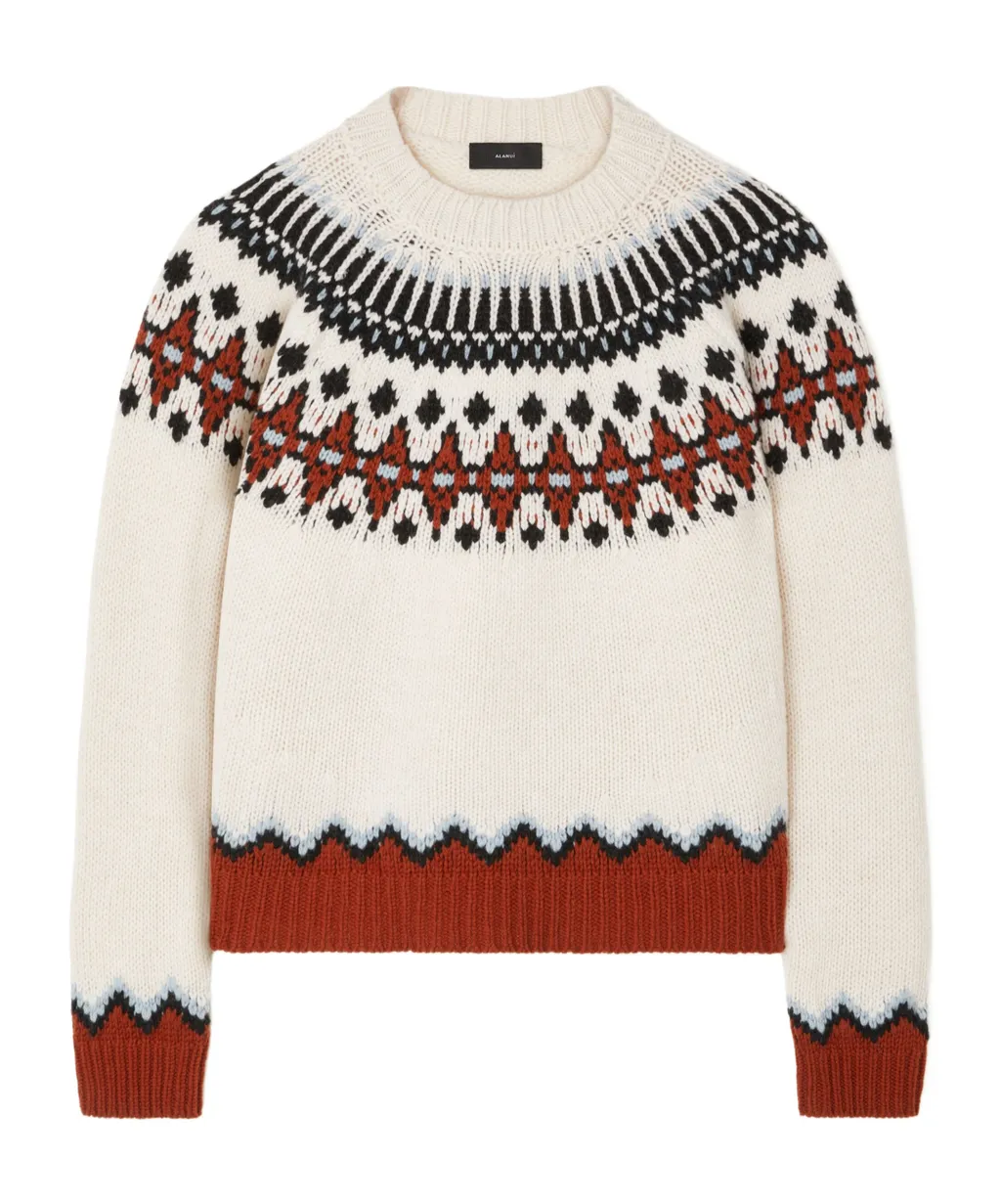 Fair Isle Patterned Wool Sweater