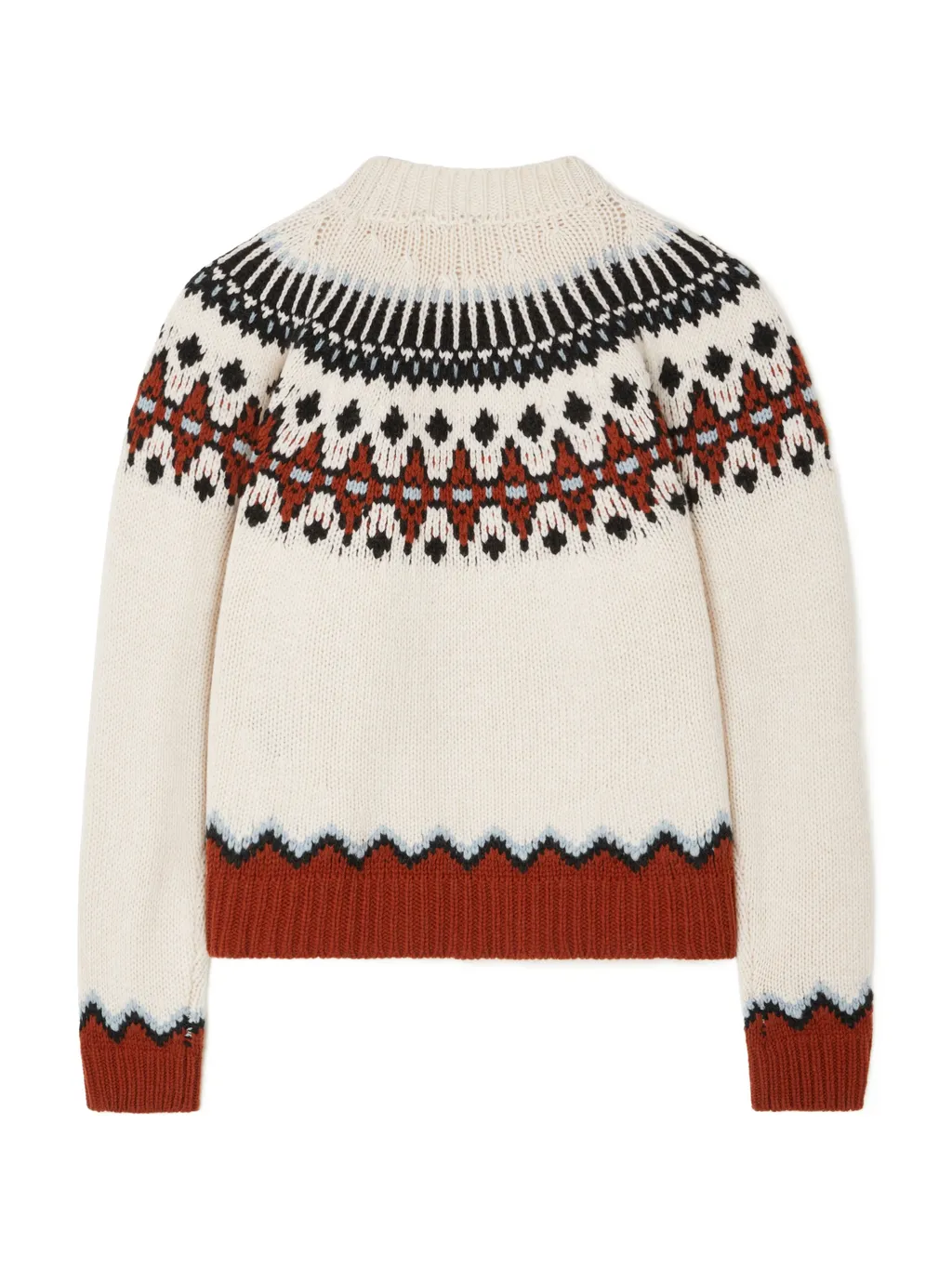 Fair Isle Patterned Wool Sweater