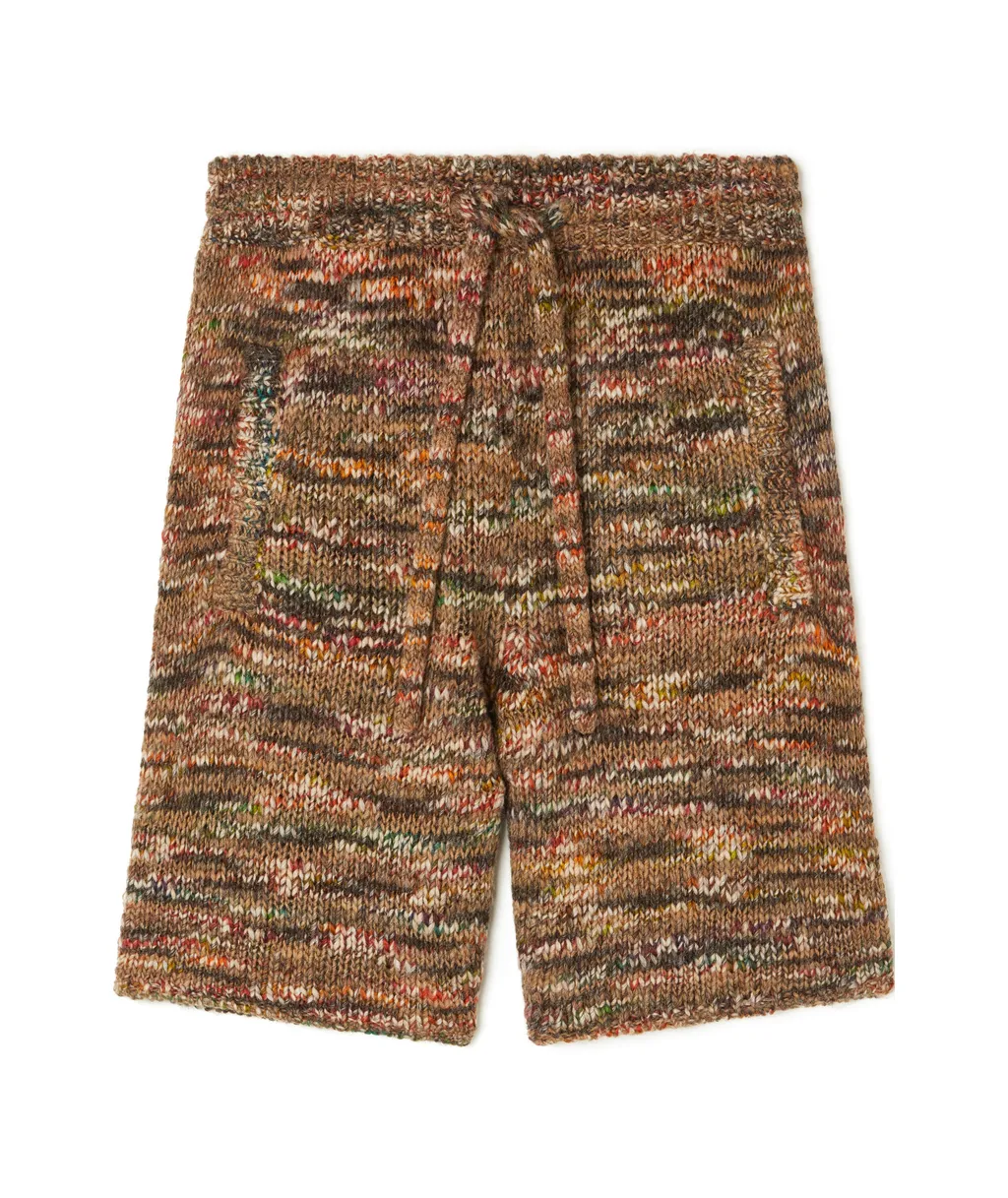 Grunge Beat Knitted Shorts