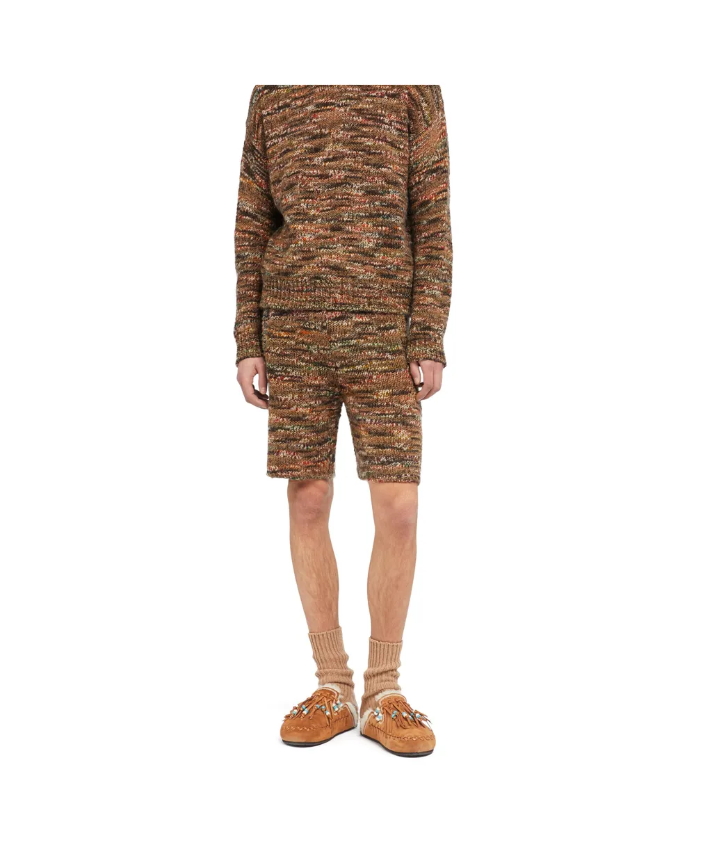 Grunge Beat Knitted Shorts
