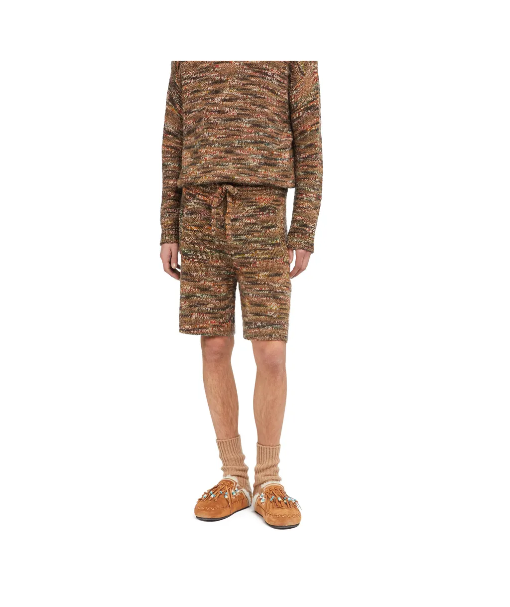 Grunge Beat Knitted Shorts