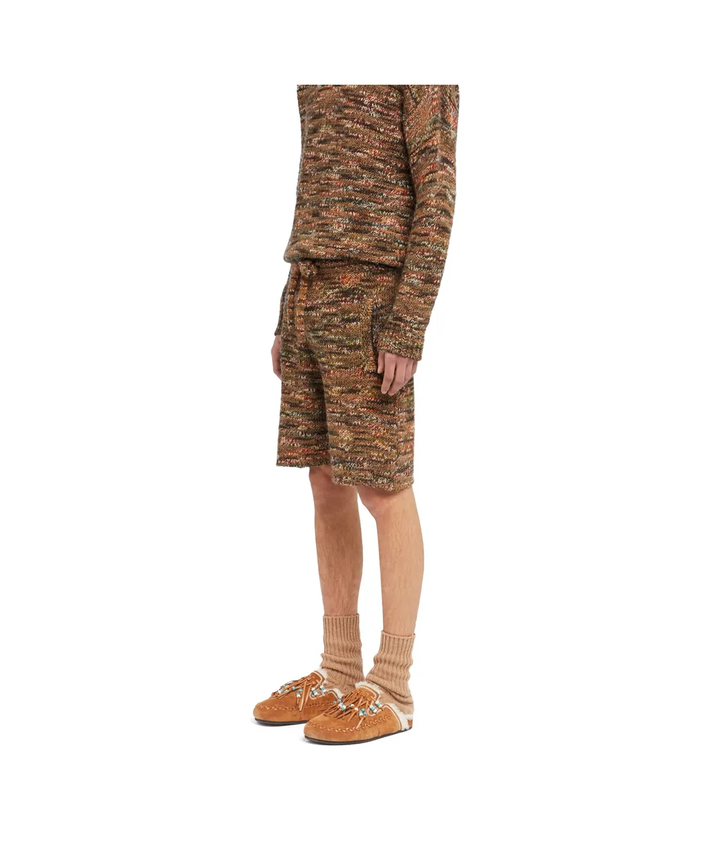 Grunge Beat Knitted Shorts