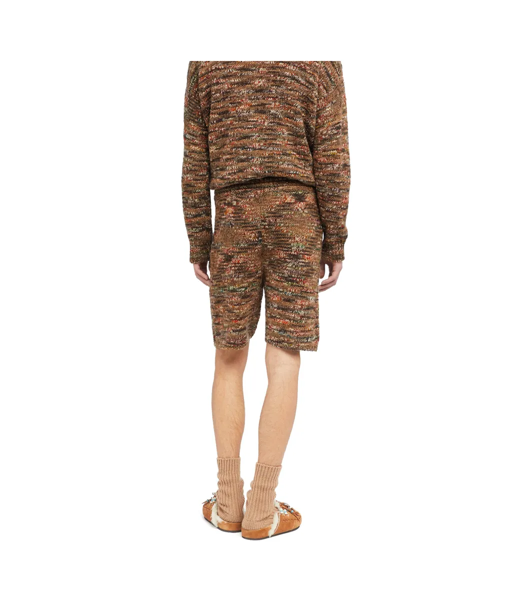 Grunge Beat Knitted Shorts