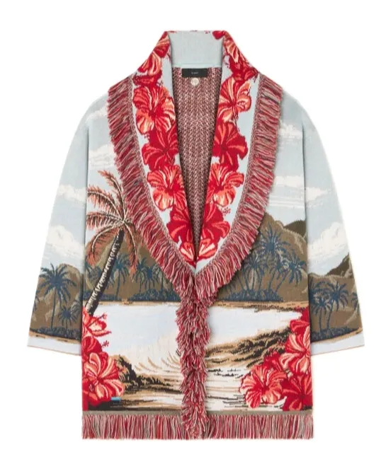 Hidden Bay Fringed Cardigan