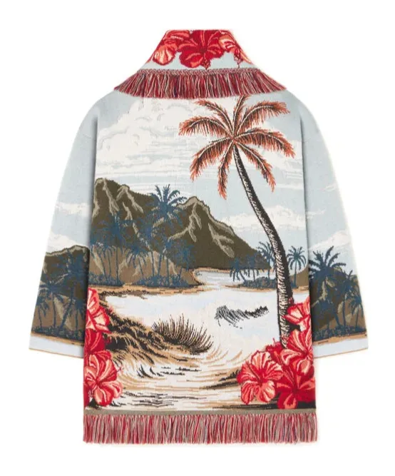 Hidden Bay Fringed Cardigan