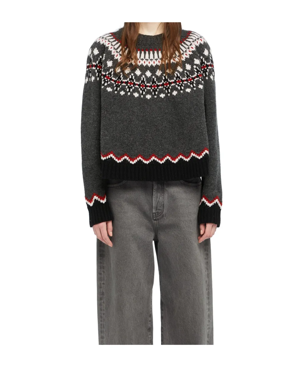 Fair Isle Pattern Sweater