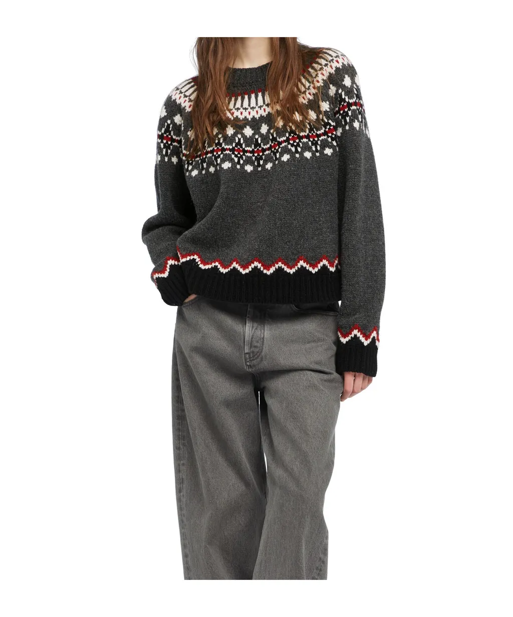 Fair Isle Pattern Sweater