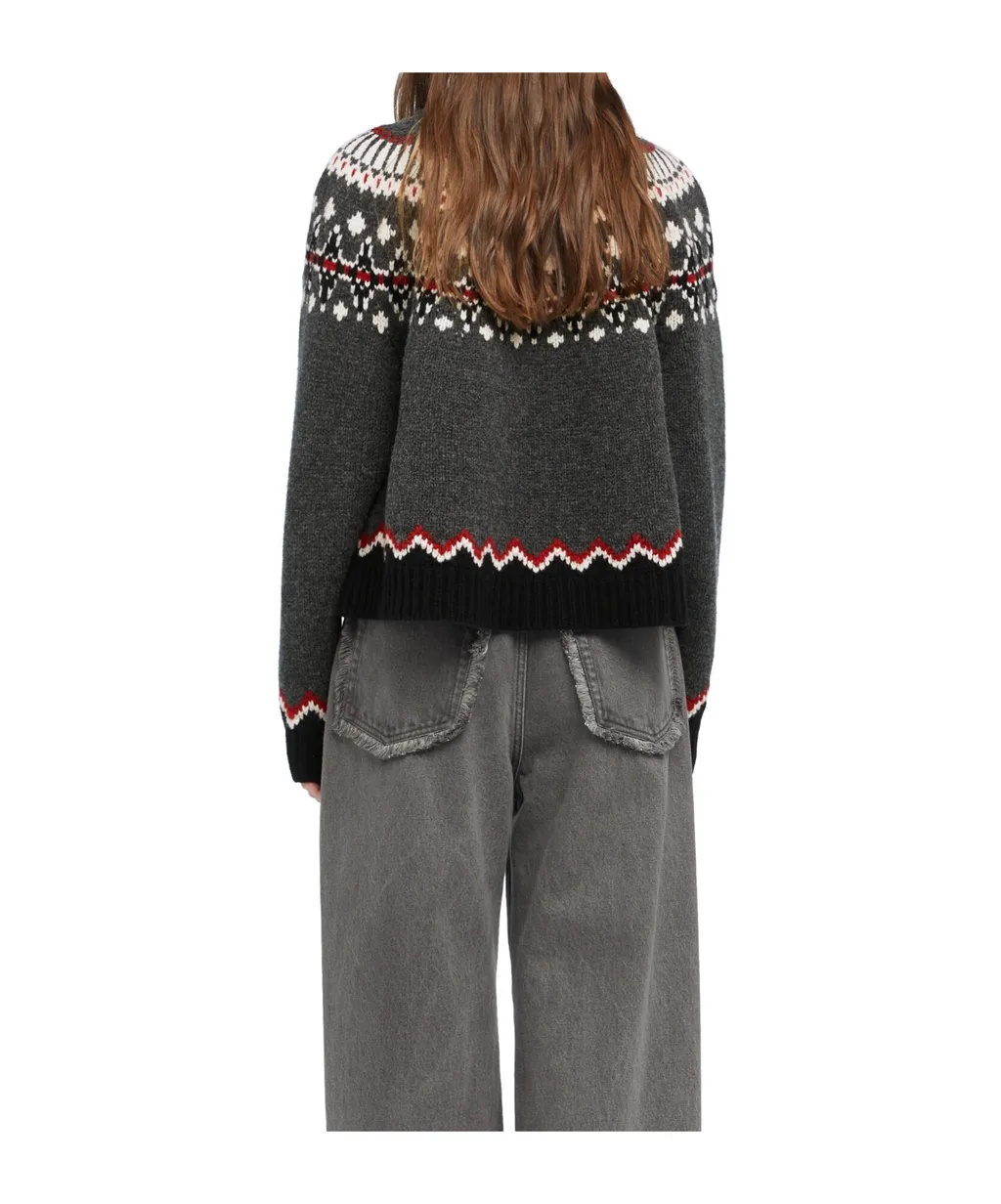 Fair Isle Pattern Sweater