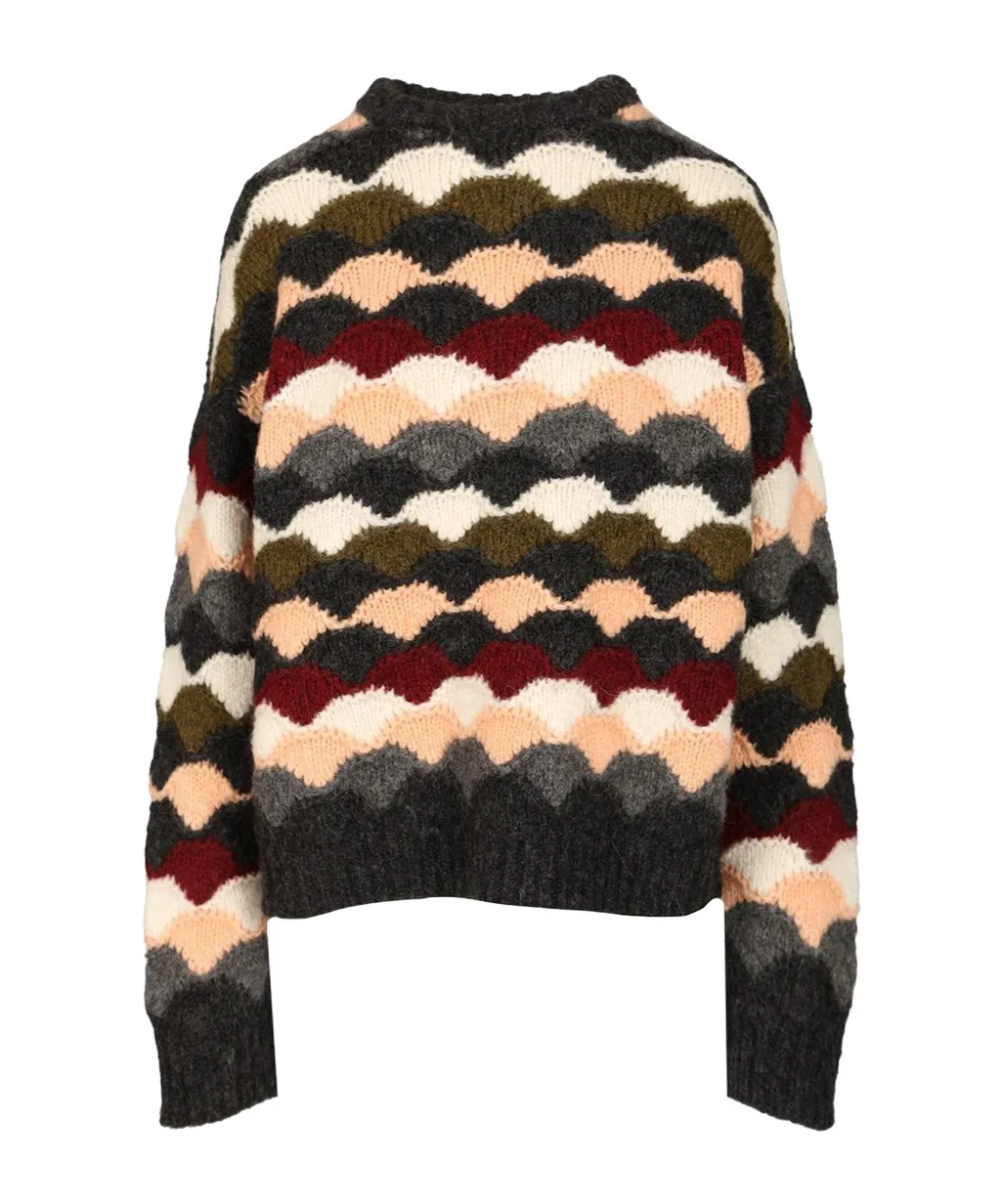Shattered Stripes Sweater