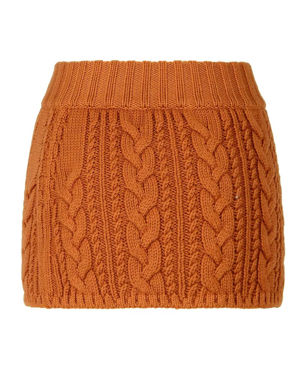 Elasticated Waistband Mini Skirt
