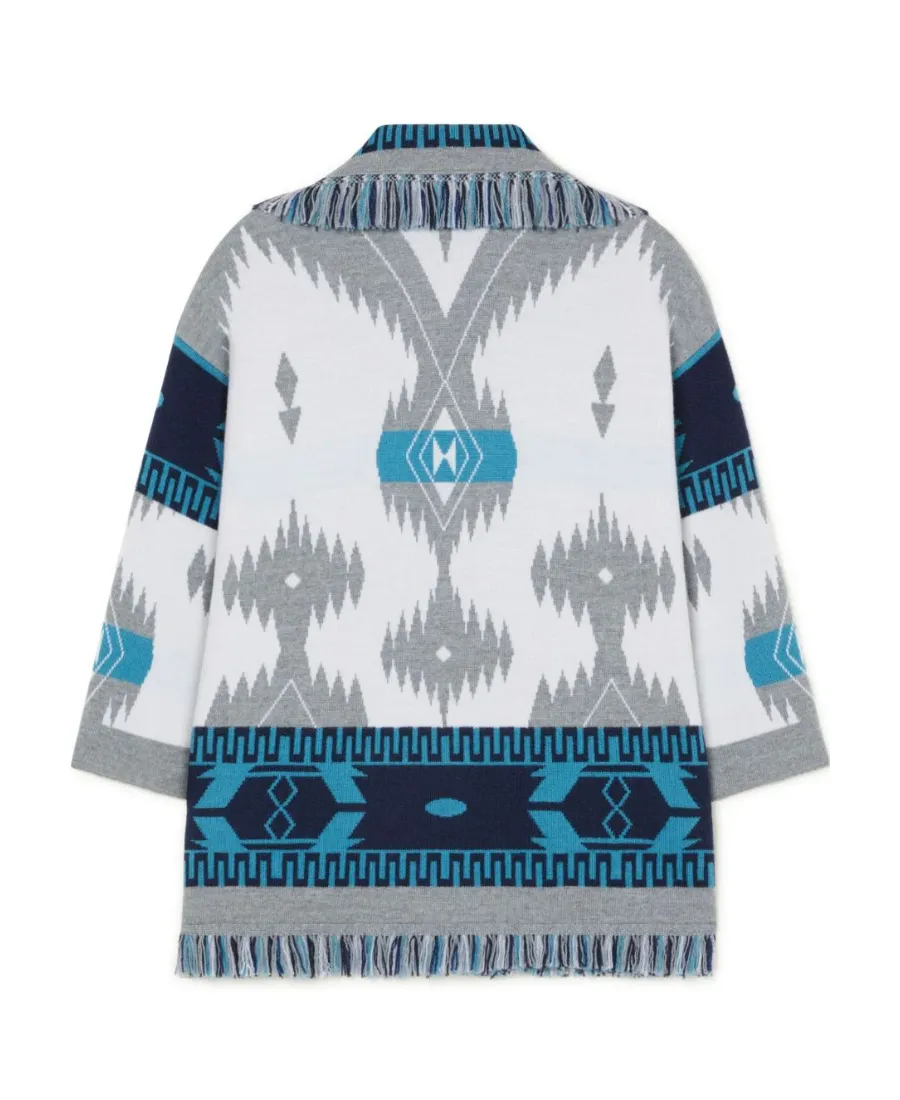 Icon Jacquard Belted Cardigan