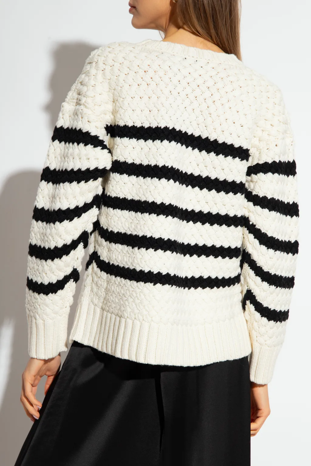 Stripe Detailed Knitted Sweater