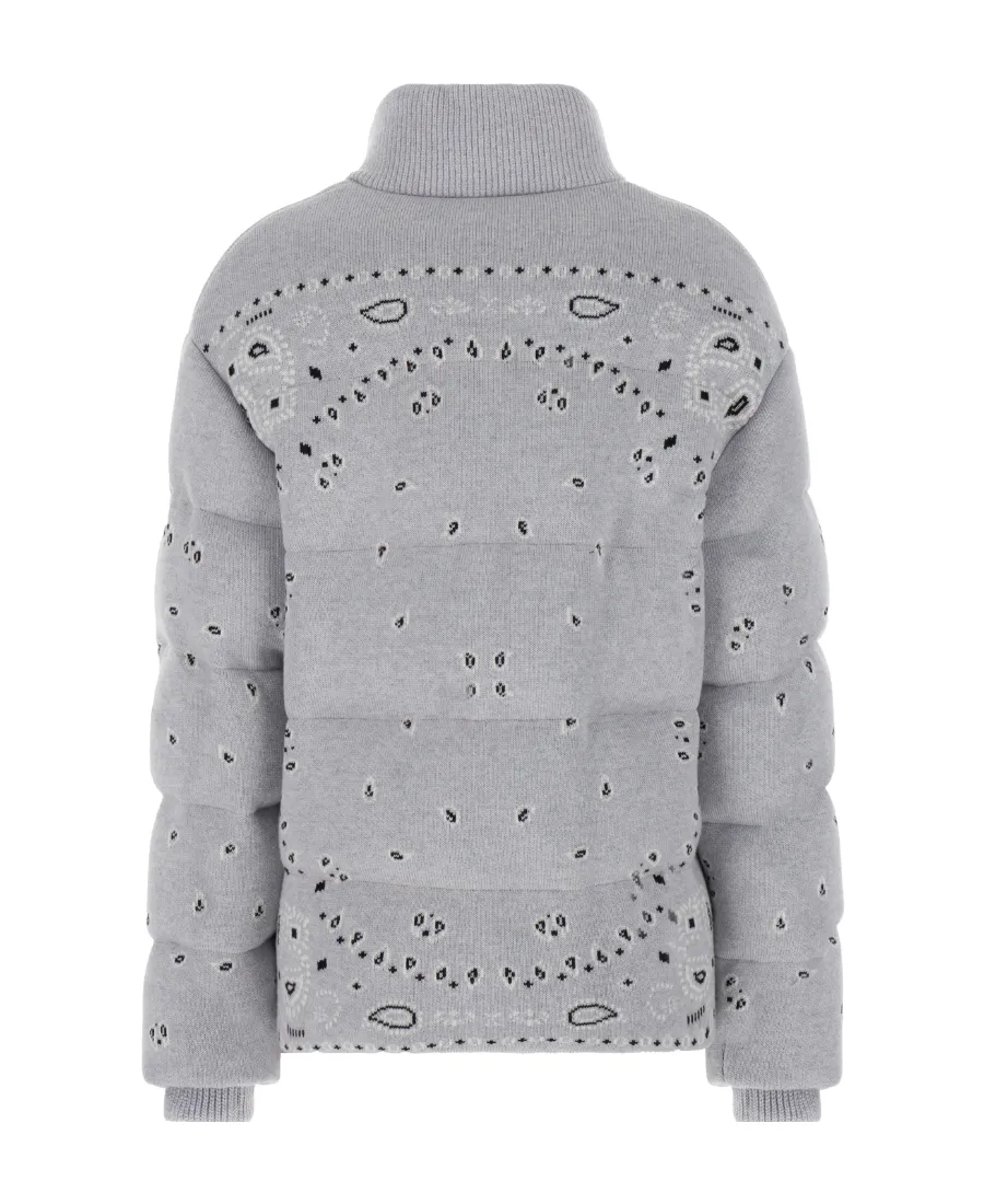 Bandana Printed Zip-Up Jacket