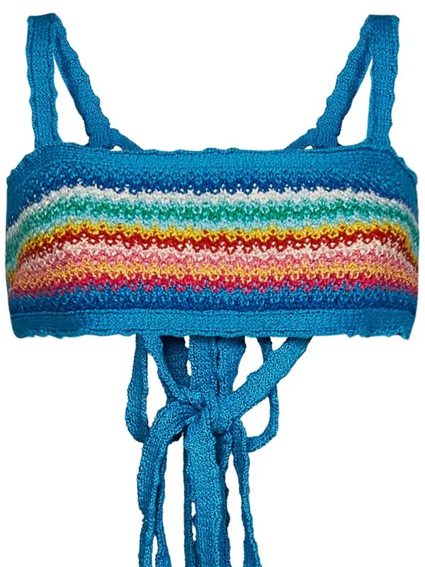 Over The Rainbow Sleeveless Knitted Top