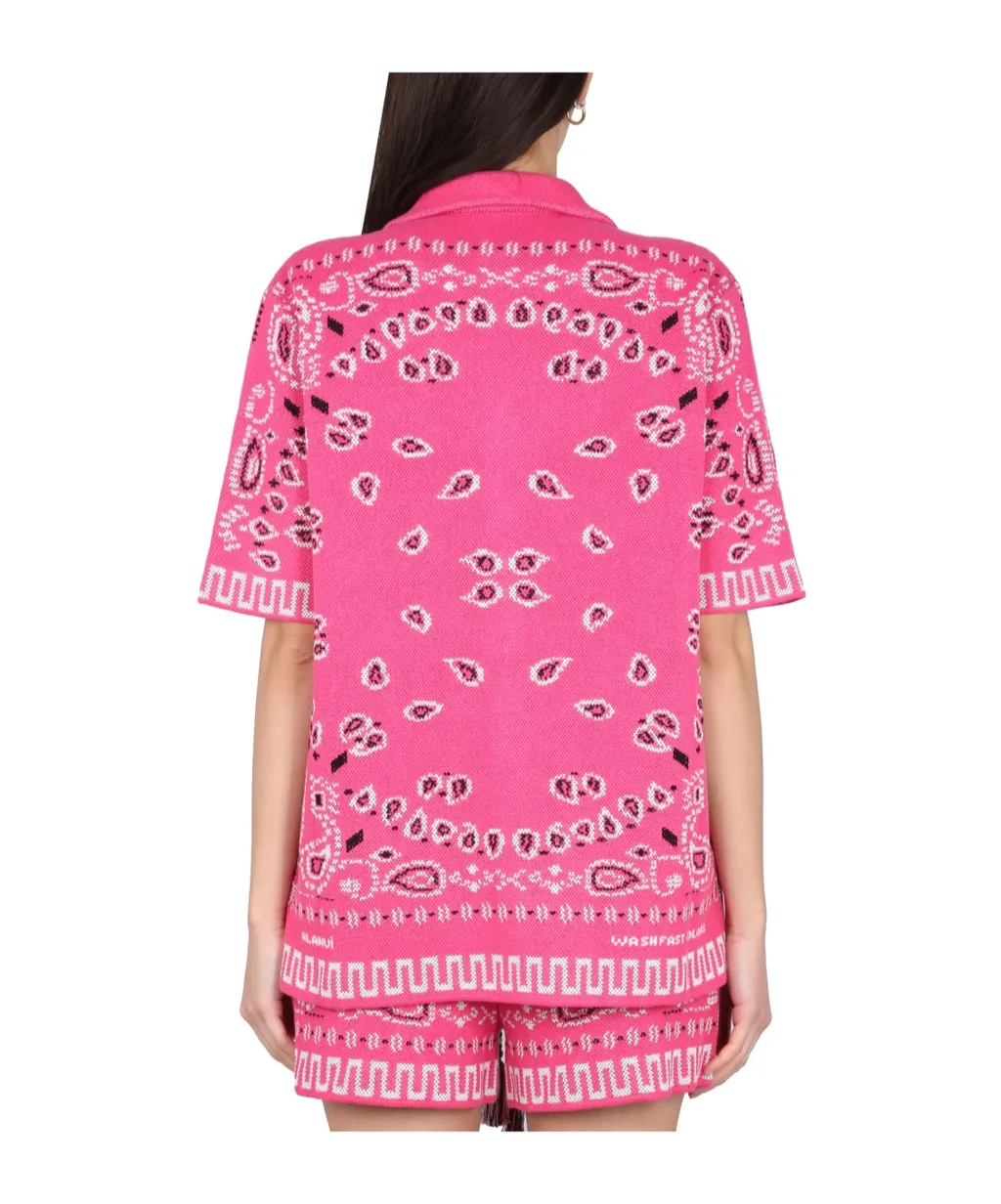 Paisley-Print Buttoned Shirt