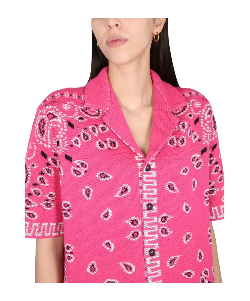 Paisley-Print Buttoned Shirt