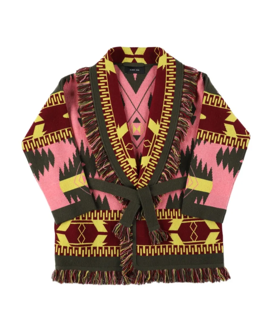 Icon Jacquard Cashmere Cardigan