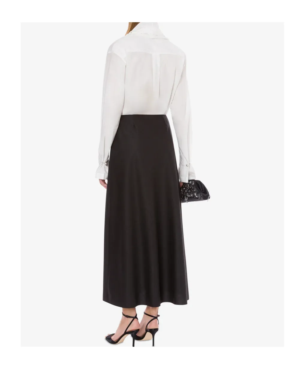 Crossed Cotton Poplin Shirt