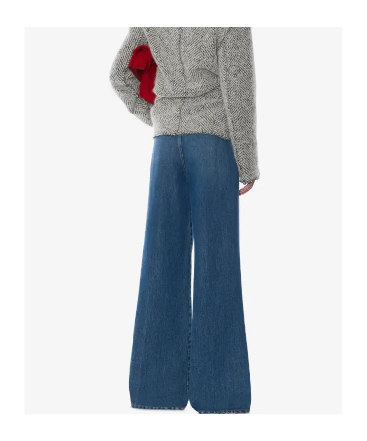 Wide Leg Denim Jeans