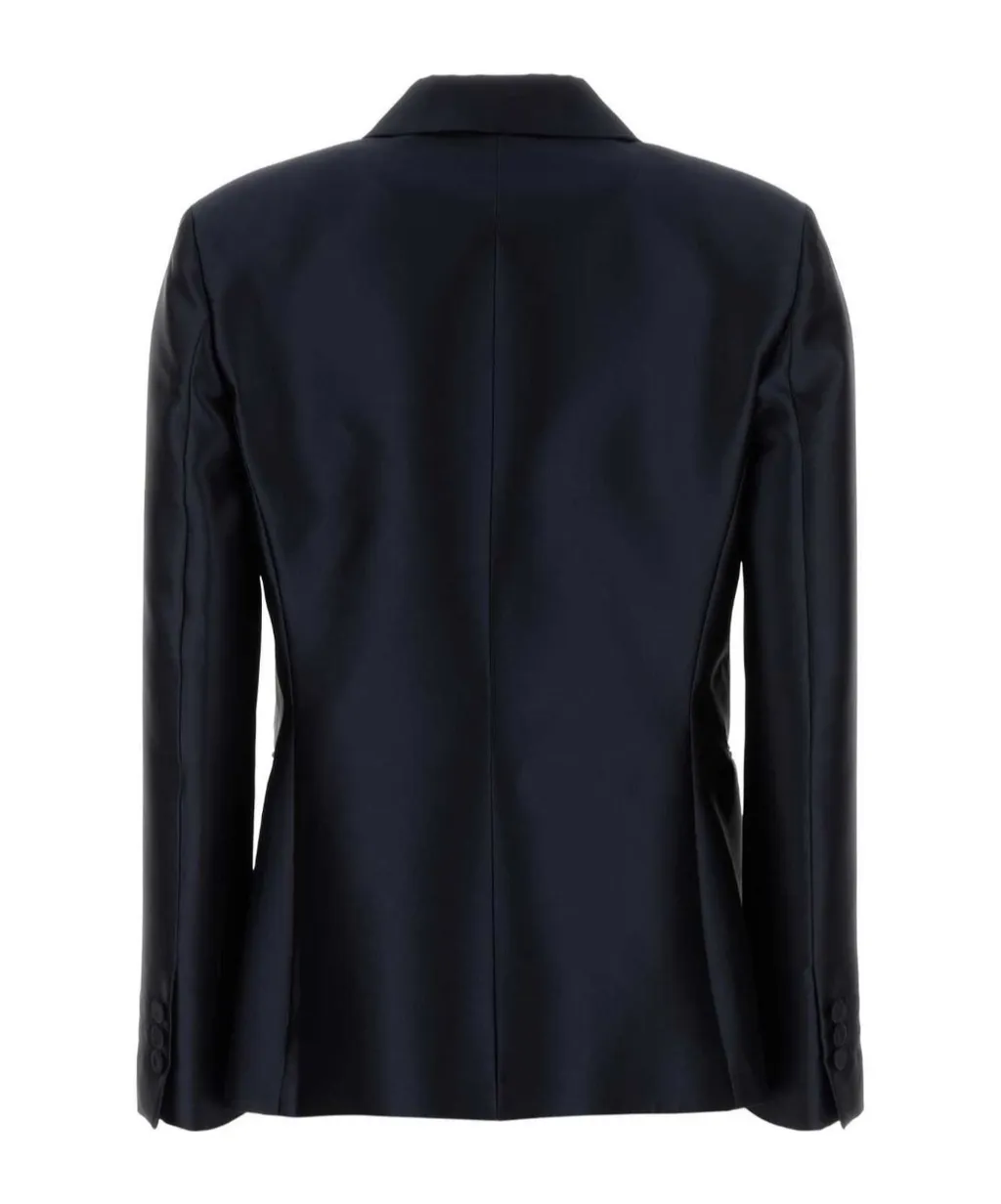 Single Breasted Satin Jacket