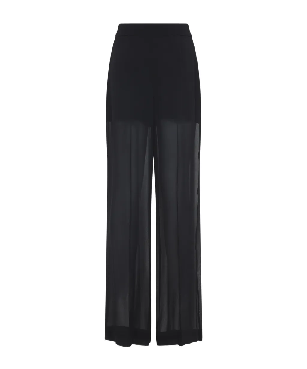 Pleated-Front Palazzo Trousers