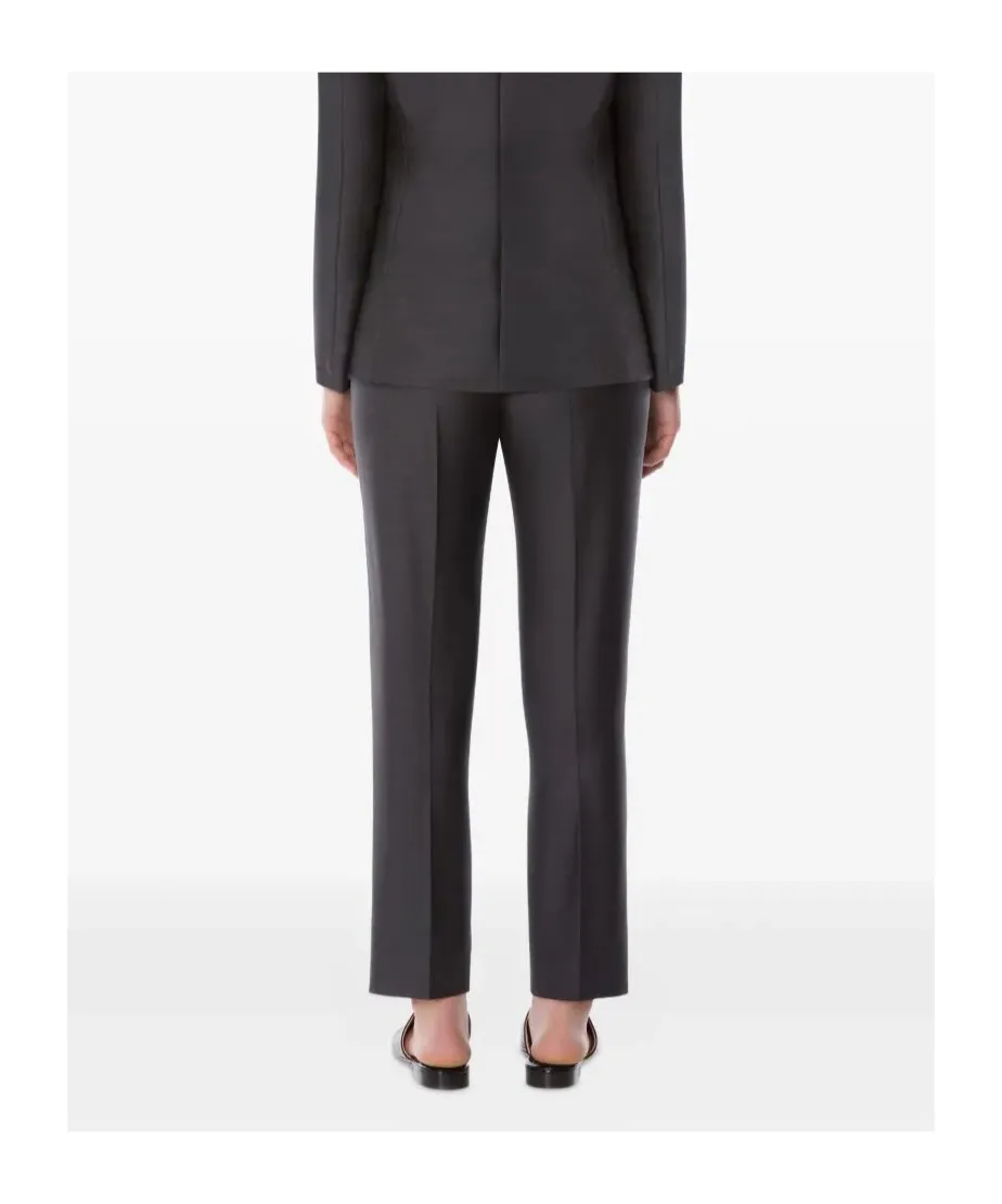 Wool Silk Suit Trousers