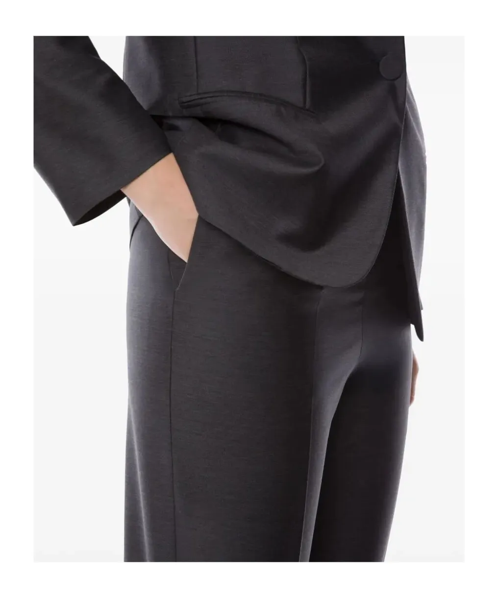 Wool Silk Suit Trousers