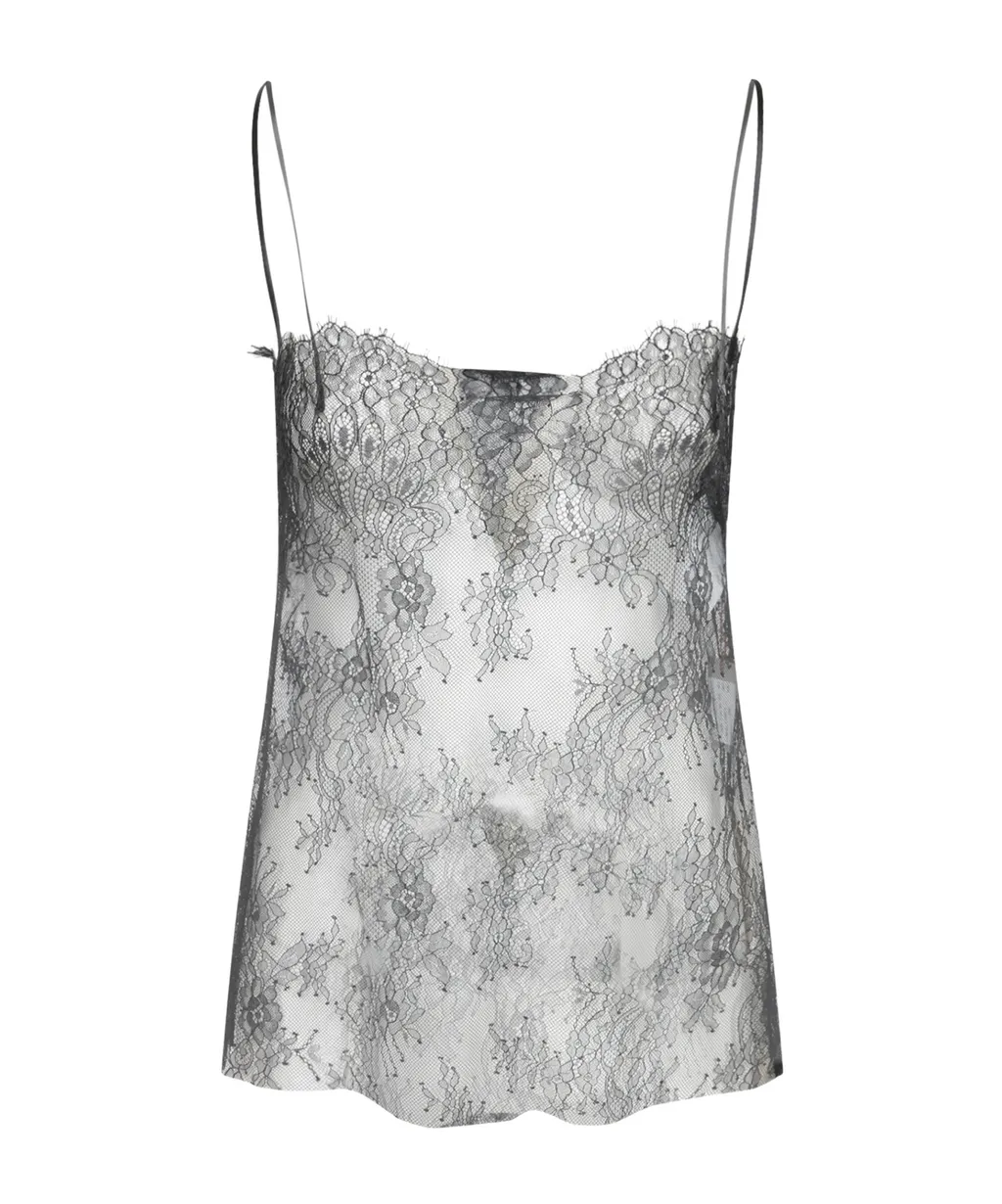 Sleeveless Lace Top