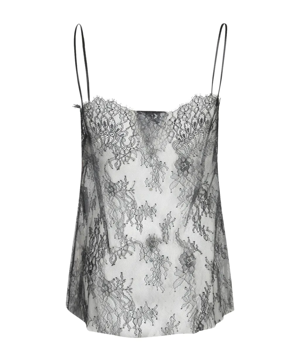 Sleeveless Lace Top