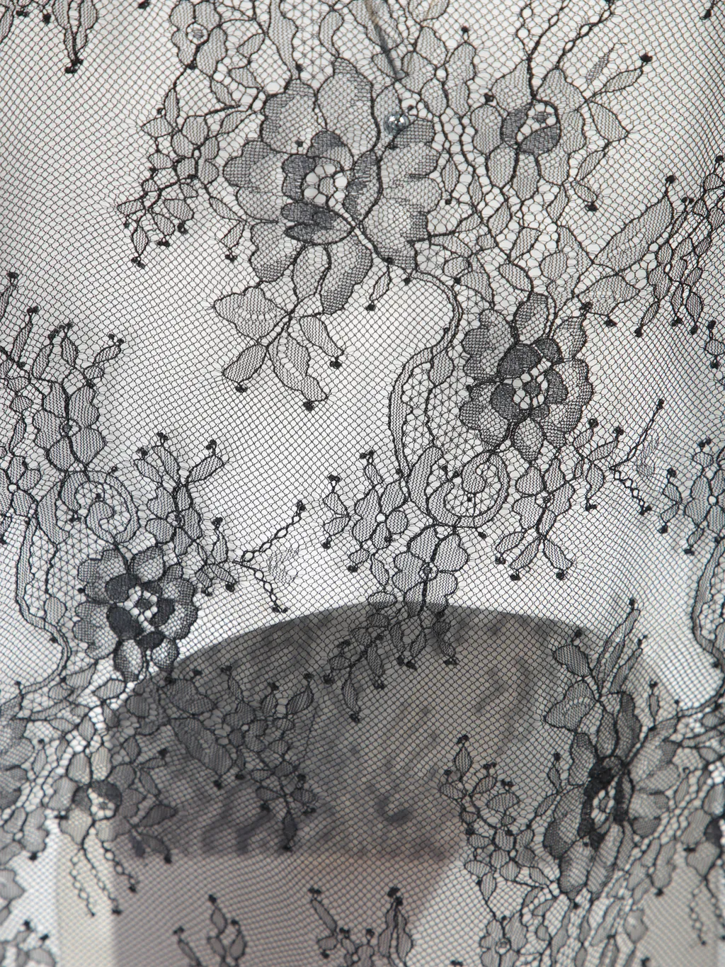 Long-Sleeved Lace T-Shirt