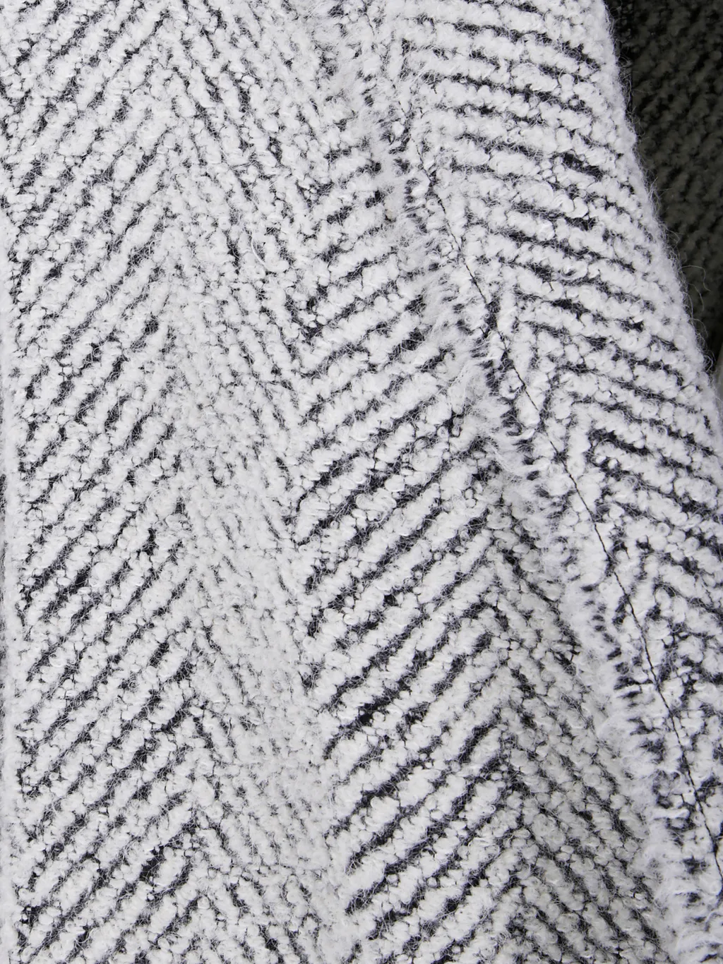 Herringbone-Pattern Coat
