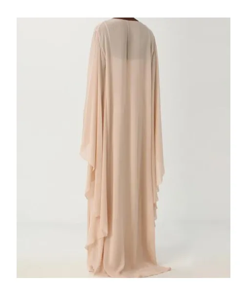 Kimono V-Neck Long Dress