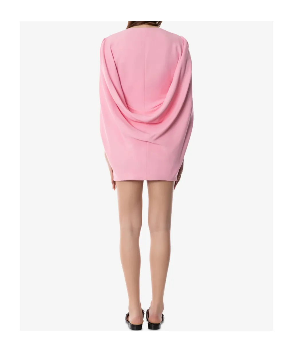 Stretch Cape Mini Dress