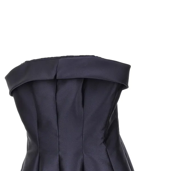 Sleeveless Mikado Evening Dress