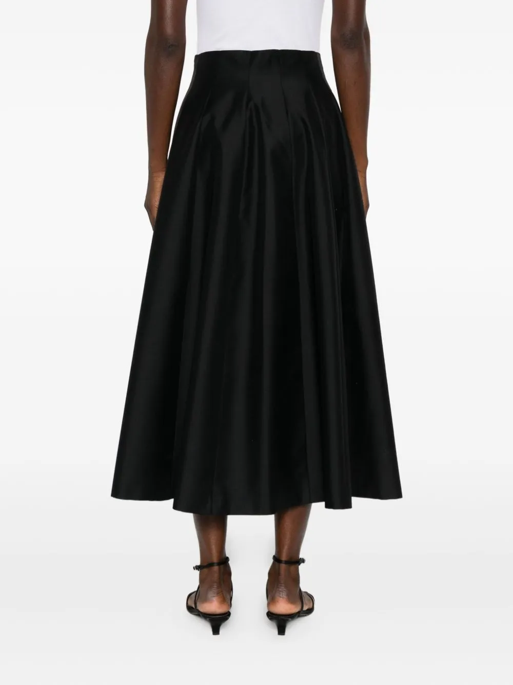Pleated Midi Skirt