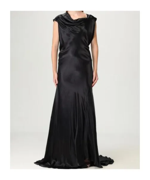 Satin Long Dress