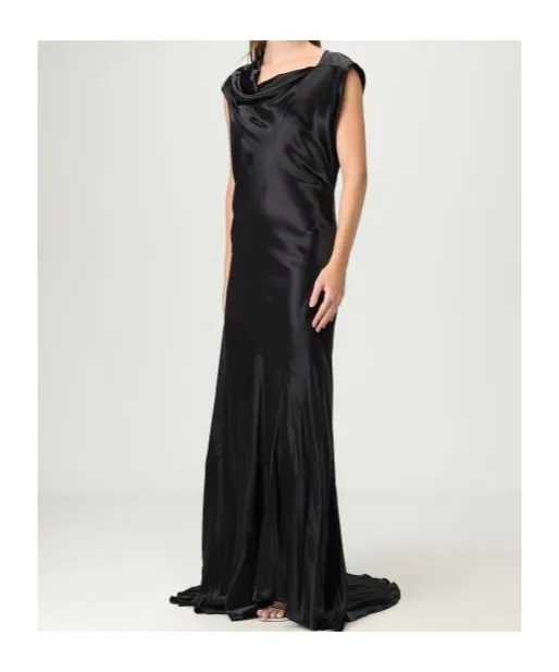 Satin Long Dress