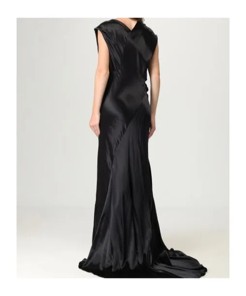 Satin Long Dress