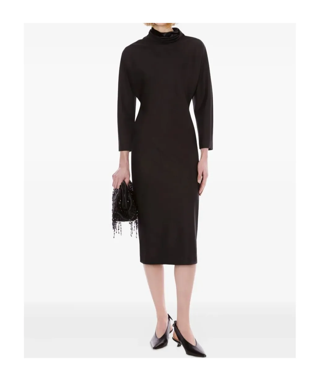 Mock-Neck Dress