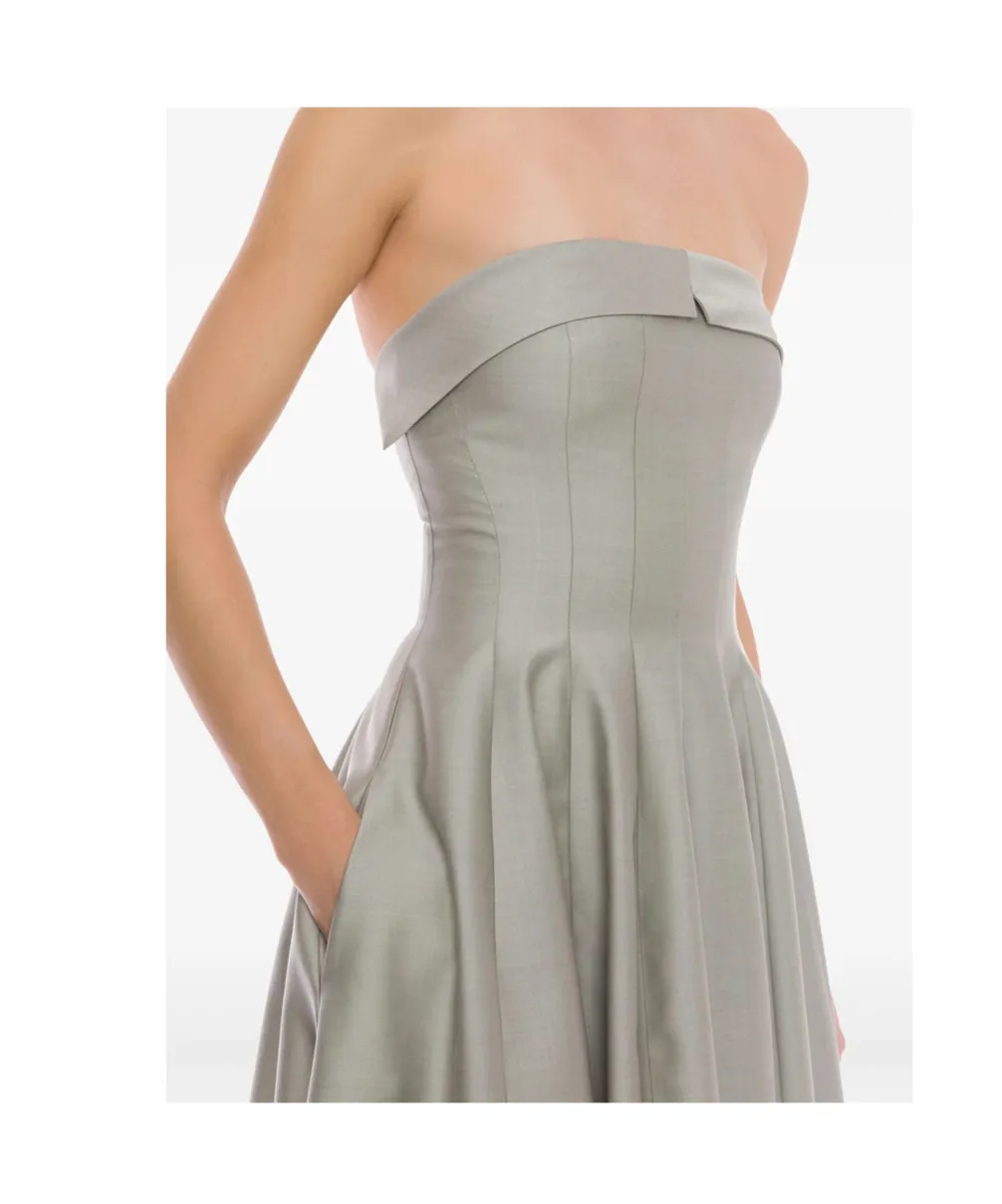 Off-Shoulder A-Line Skirt