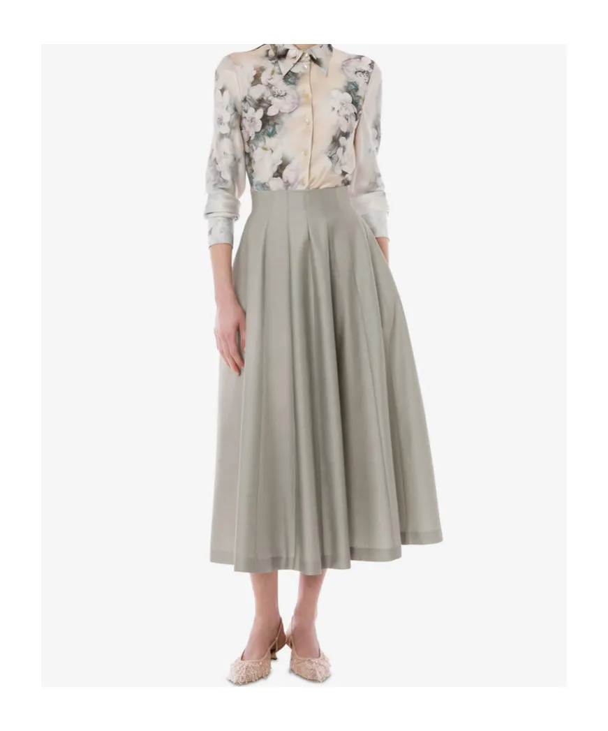 High Waist Midi Skirt