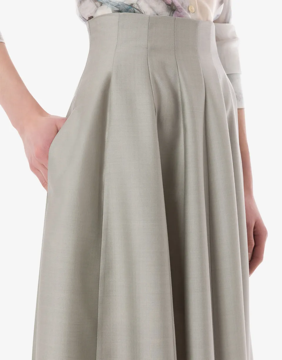 High Waist Midi Skirt