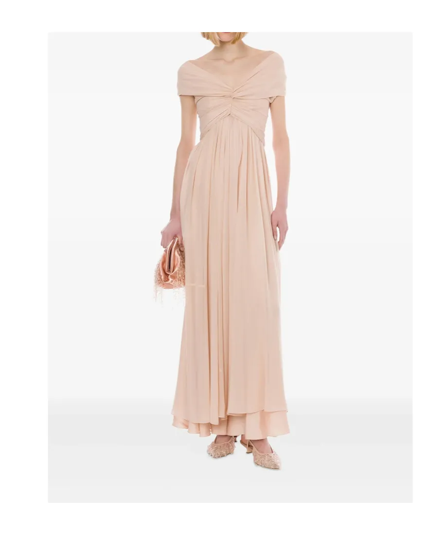 Pleated Detail Dress