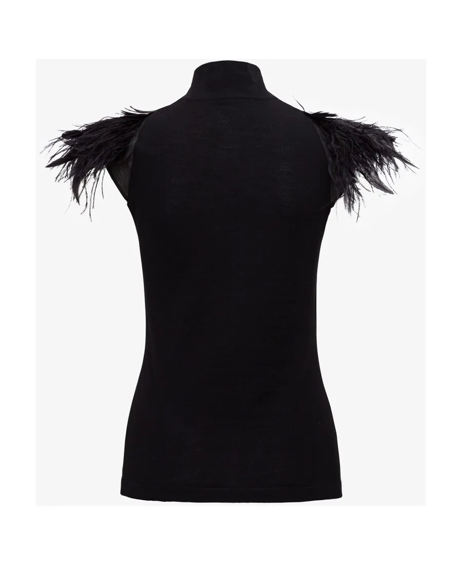 Stretch Feathers Top