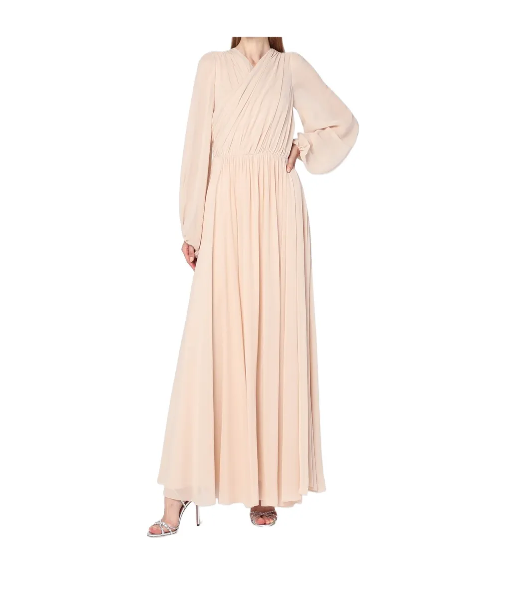 Draped Long Dress
