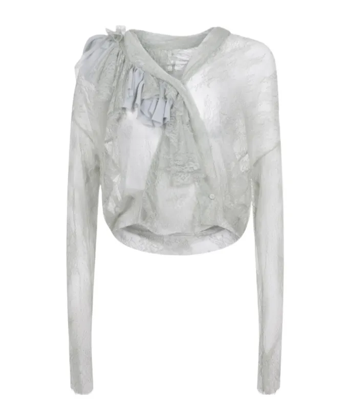 Ruffled Laced Shirt