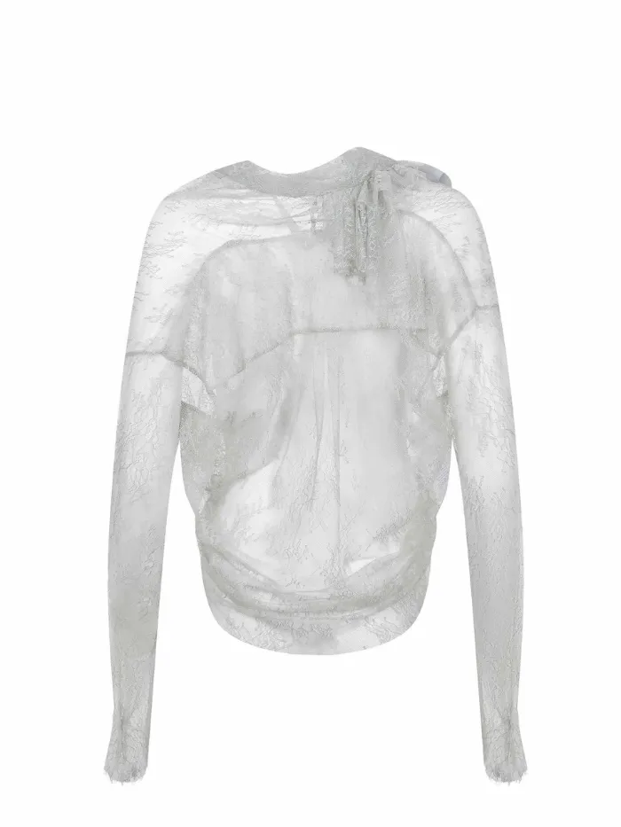 Ruffled Laced Shirt