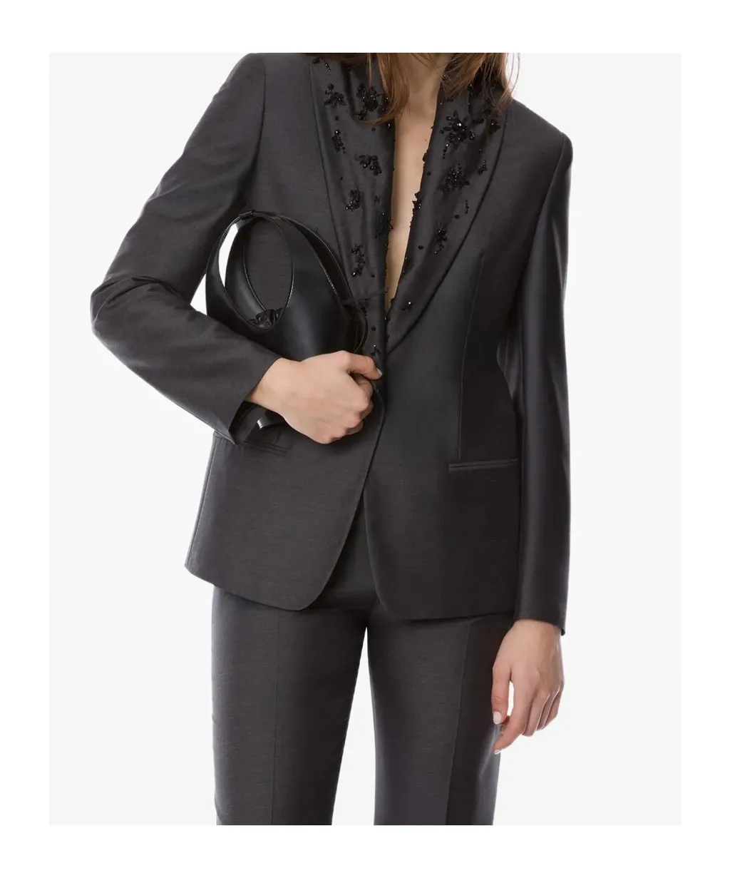 Long-Sleeved Suit Jacket